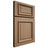 Shiloh Cabinetry Full Overlay Montgomery White Oak Quarter Sawn Natural Door