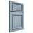 Shiloh Cabinetry Full Overlay Montgomery White Oak Quarter Sawn Sky Door