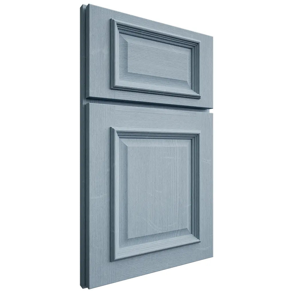 Shiloh Cabinetry Full Overlay Montgomery White Oak Quarter Sawn Sky Door