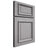 Shiloh Cabinetry Full Overlay Montgomery White Oak Quarter Sawn Stratus Door