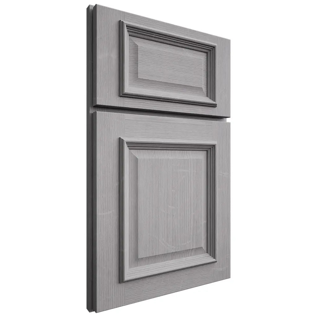 Shiloh Cabinetry Full Overlay Montgomery White Oak Quarter Sawn Stratus Door
