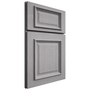 Shiloh Cabinetry Full Overlay Montgomery White Oak Quarter Sawn Stratus Door