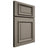 Shiloh Cabinetry Full Overlay Montgomery White Oak Quarter Sawn Thyme Door