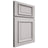 Shiloh Cabinetry Full Overlay Montgomery White Oak Rift Cut Cotton Door