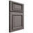 Shiloh Cabinetry Full Overlay Montgomery White Oak Rift Cut Flagstone Door