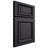 Shiloh Cabinetry Full Overlay Montgomery White Oak Rift Cut Harbor Door