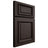 Shiloh Cabinetry Full Overlay Montgomery White Oak Rift Cut Morel Door