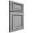 Shiloh Cabinetry Full Overlay Montgomery White Oak Rift Cut Stratus Door