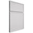 Shiloh Cabinetry Full Overlay Napa Paintable Arctic Door