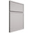 Shiloh Cabinetry Full Overlay Napa Paintable Light French Gray Door