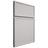Shiloh Cabinetry Full Overlay Napa Paintable Mindful Gray Door