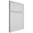 Shiloh Cabinetry Full Overlay Napa Paintable Polar Door
