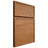 Shiloh Cabinetry Full Overlay Napa Horizontal Alder Plain Cut Caramel Door