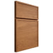 Shiloh Cabinetry Full Overlay Napa Horizontal Alder Plain Cut Caramel Door