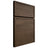 Shiloh Cabinetry Full Overlay Napa Horizontal Alder Plain Cut Caviar Door