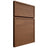 Shiloh Cabinetry Full Overlay Napa Horizontal Alder Plain Cut Cola Door