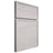 Shiloh Cabinetry Full Overlay Napa Horizontal Alder Plain Cut Cotton Door
