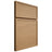 Shiloh Cabinetry Full Overlay Napa Horizontal Alder Plain Cut Natural Door