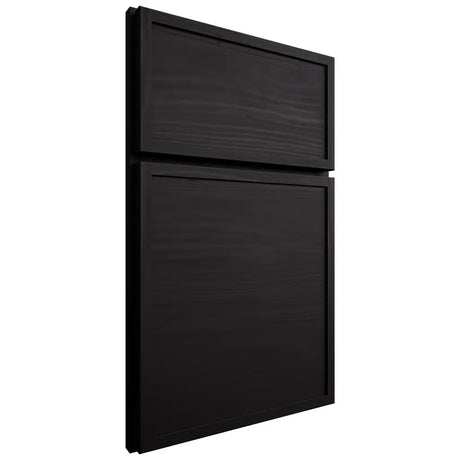 Shiloh Cabinetry Full Overlay Napa Horizontal Cherry Plain Cut Espresso Door