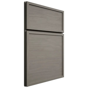 Shiloh Cabinetry Full Overlay Napa Horizontal Cherry Plain Cut Thyme Door