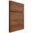 Shiloh Cabinetry Full Overlay Napa Horizontal Hickory Plain Cut Burnt Sugar Door