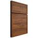 Shiloh Cabinetry Full Overlay Napa Horizontal Hickory Plain Cut Burnt Sugar Door