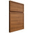 Shiloh Cabinetry Full Overlay Napa Horizontal Hickory Plain Cut Chestnut Door