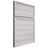 Shiloh Cabinetry Full Overlay Napa Horizontal Hickory Plain Cut Cotton Door