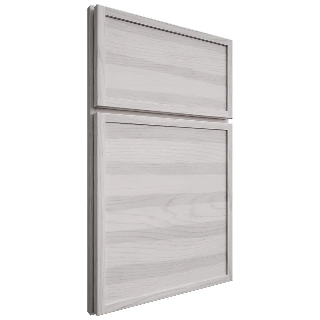 Shiloh Cabinetry Full Overlay Napa Horizontal Hickory Plain Cut Cotton Door