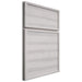 Shiloh Cabinetry Full Overlay Napa Horizontal Hickory Plain Cut Cotton Door