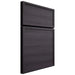 Shiloh Cabinetry Full Overlay Napa Horizontal Hickory Plain Cut Harbor Door