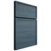 Shiloh Cabinetry Full Overlay Napa Horizontal Hickory Plain Cut Hudson Door