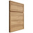 Shiloh Cabinetry Full Overlay Napa Horizontal Hickory Plain Cut Natural Door