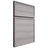 Shiloh Cabinetry Full Overlay Napa Horizontal Hickory Plain Cut Stratus Door