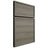 Shiloh Cabinetry Full Overlay Napa Horizontal Hickory Plain Cut Thyme Door