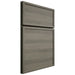 Shiloh Cabinetry Full Overlay Napa Horizontal Hickory Plain Cut Thyme Door
