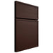 Shiloh Cabinetry Full Overlay Napa Horizontal Maple Plain Cut Cocoa Door