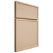 Shiloh Cabinetry Full Overlay Napa Horizontal Maple Plain Cut Natural Door