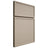 Shiloh Cabinetry Full Overlay Napa Horizontal Maple Plain Cut Pebble Door