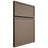 Shiloh Cabinetry Full Overlay Napa Horizontal Maple Plain Cut Rockbridge Door