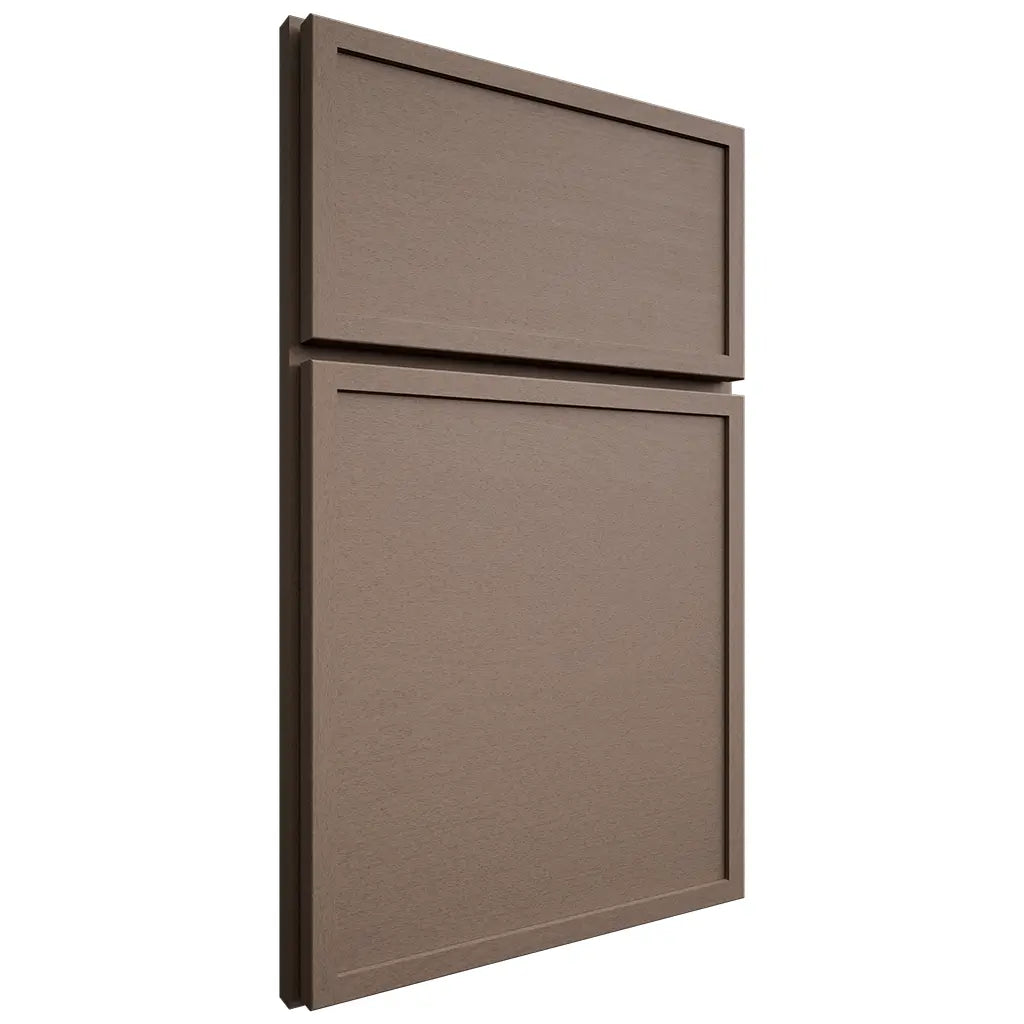 Shiloh Cabinetry Full Overlay Napa Horizontal Maple Plain Cut Rockbridge Door