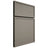 Shiloh Cabinetry Full Overlay Napa Horizontal Maple Plain Cut Thyme Door