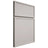 Shiloh Cabinetry Full Overlay Napa Horizontal Paintable Amazing Gray Door