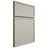 Shiloh Cabinetry Full Overlay Napa Horizontal Paintable Clary Sage Door