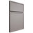 Shiloh Cabinetry Full Overlay Napa Horizontal Paintable Dovetail Gray Door