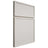 Shiloh Cabinetry Full Overlay Napa Horizontal Paintable Eggshell Door