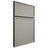 Shiloh Cabinetry Full Overlay Napa Horizontal Paintable Evergreen Fog Door