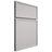 Shiloh Cabinetry Full Overlay Napa Horizontal Paintable Light French Gray Door