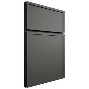 Shiloh Cabinetry Full Overlay Napa Horizontal Paintable Pewter Green Door