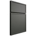 Shiloh Cabinetry Full Overlay Napa Horizontal Paintable Pewter Green Door